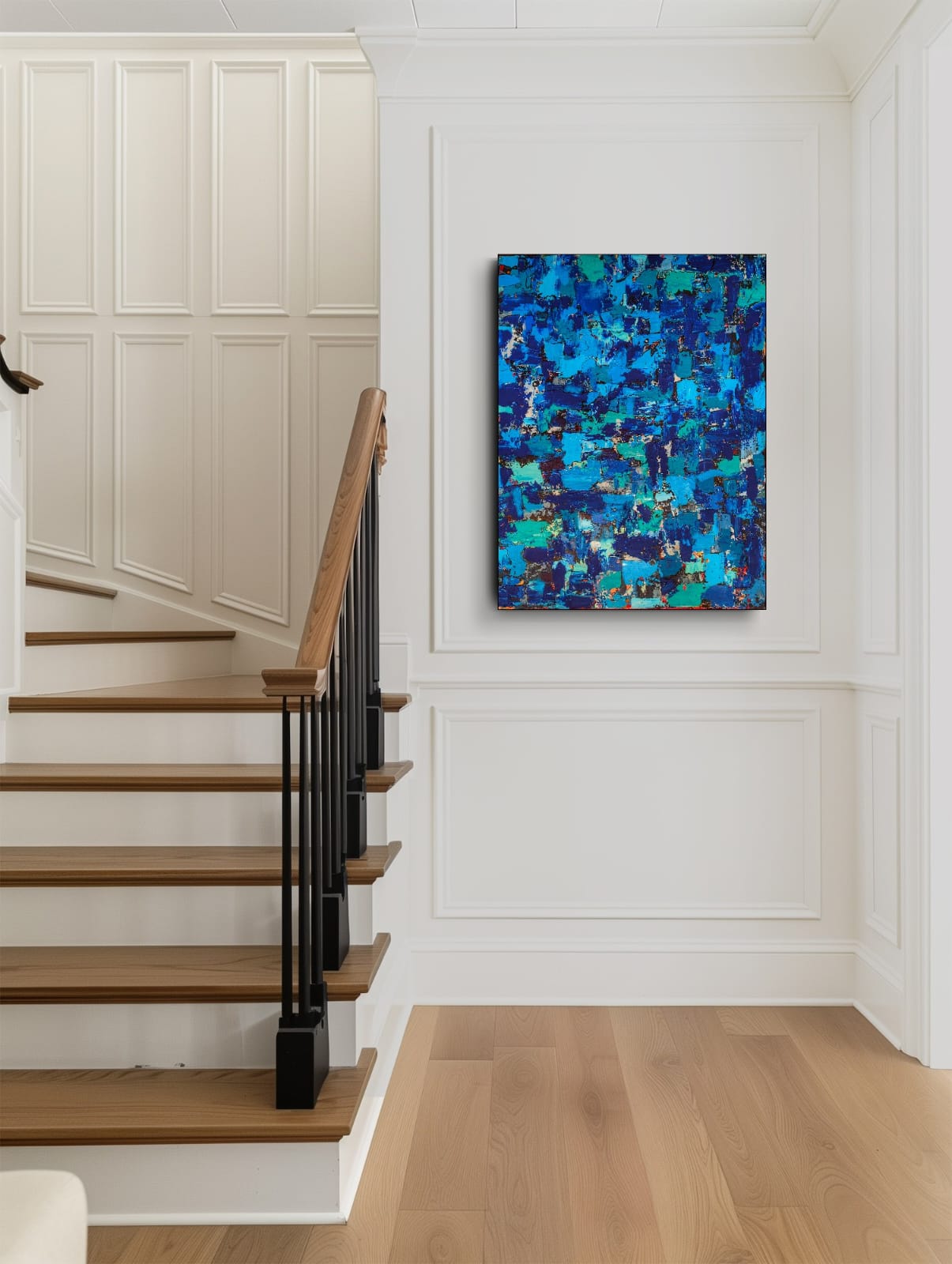 Everblue - Acrylic On Canvas - 76,2cm x 101,6 cm - Image 3