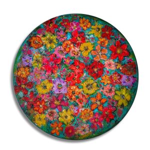 "Bloom" - Acrylic On Canvas - 89.5cm